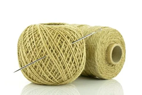Cord with needle Stock Photos