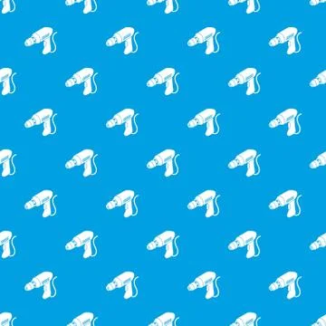 Corded drill pattern vector seamless blue Illustration