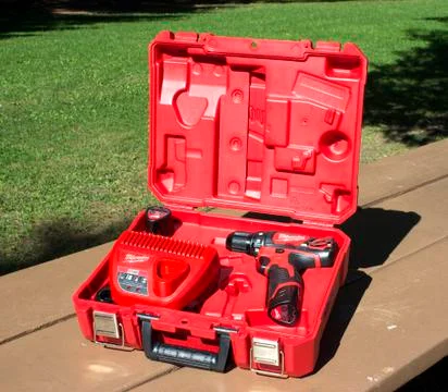 Cordless drill and case Photos
