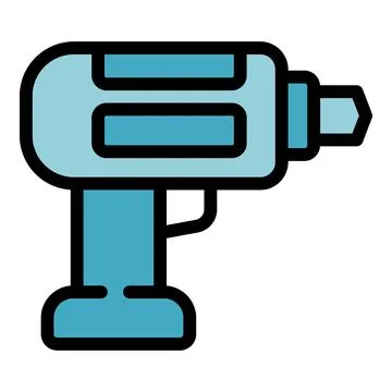 Cordless drill with ergonomic handle for diy projects and construction work Illustration