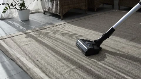 Cordless vacuum cleaner Video stock 286736429