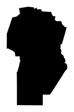 Cordoba Province map Stock Illustration