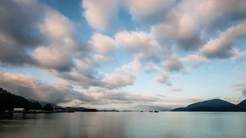 Cordova Alaska Timelapse Stock Footage 79801401