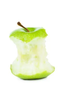 Core of an apple Stock Photos