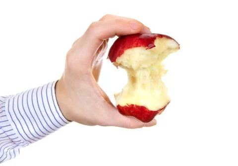 Core of an Apple Foto stock