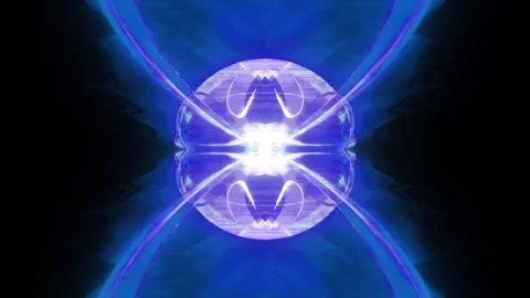 Core blue cyan neon circle Stock Footage 326716922