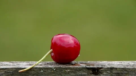 The core of cherries Stock Footage 52209767