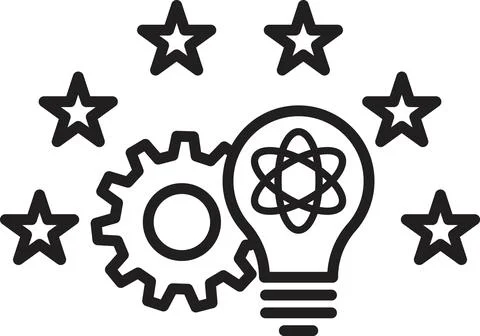 Core competencies icon vector イラスト素材