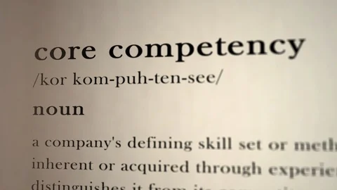 Core Competency Definition Stock Footage 116500781
