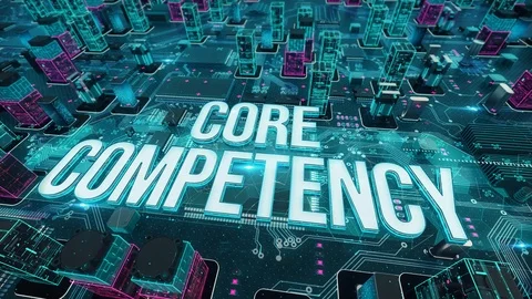Core Competency digital technology hi-tech concept Stock Footage 109455541