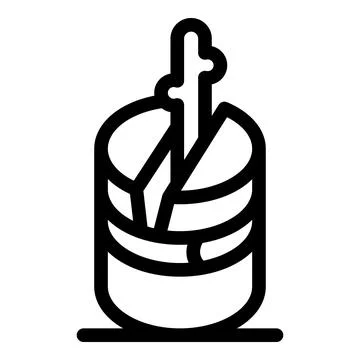 Core data analysis showing data mining from server database Stock Illustration