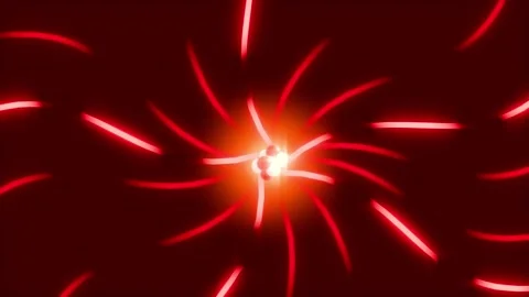 A core of intense illumination where molecules are in a highly excited state. Stock Footage 311872369