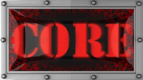 Core on led 動画素材 8693085