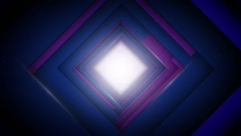 At The Core. movement in a square tunnel. Stock Footage 104157579