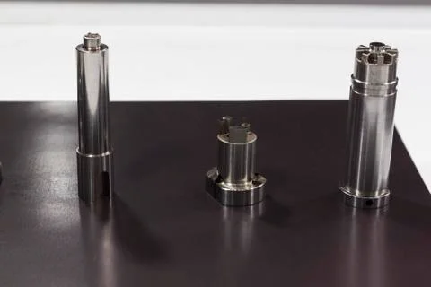 Core pins of die casting mold Stock Photos