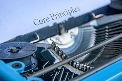 Core principles abstract representation highlighting structured thinking co.. Stock Photos