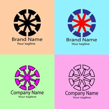 Core Pulse Abstract Awesome Logo for Company or Organization. Stock Illustration