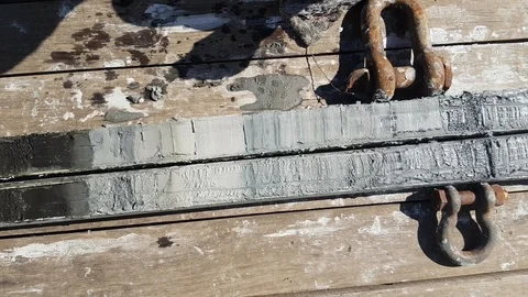 Core Splitting - Core Drill Barrel 스톡 동영상 125322283