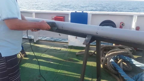 Core Splitting - Core Drill Barrel Stock Footage 138752372