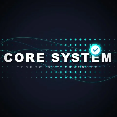 Core System Technology Advanced - Futuristic Digital Network Connection and.. Stock Footage 348198102