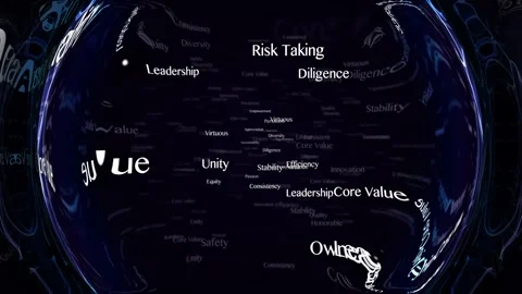 CORE VALUE Keywords Animation, Background, Loop Stock Footage 295913625