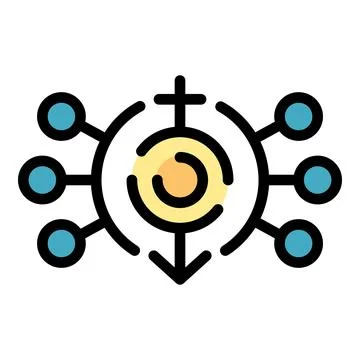 Core values connecting global community through shared beliefs and principles Stock Illustration