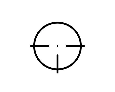 Core values focus icon line symbol. Isolated vector illustration on company v イラスト素材