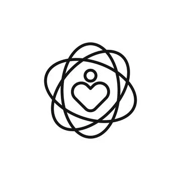 Core Values icon outline collection in black and on white background Illustrazione stock