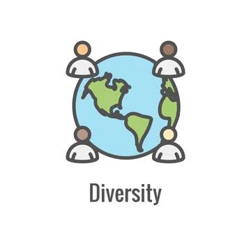 Core Values Icon Showing Mission or Vision Aspect Illustrazione stock
