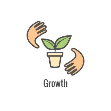Core Values Icon Showing Mission or Vision Aspect Illustrazione stock