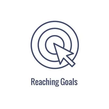 Core Values Icon Showing Mission or Vision Aspect Illustrazione stock