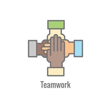 Core Values icon with value driven icon describing aspect of core values Stock Illustration