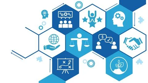 Core Values - Mission, integrity value icon Stock Illustration