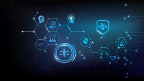 Core Values - Mission, integrity value icon Illustrazione stock