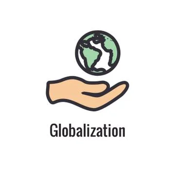Core Values Outline / Line Icon Conveying Specific Purpose Stock Illustration