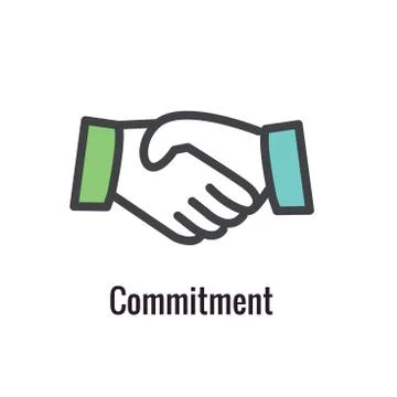 Core Values Outline / Line Icon Conveying Specific Purpose Stock Illustration