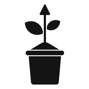 Core values plant pot icon simple vector. Customer culture イラスト素材