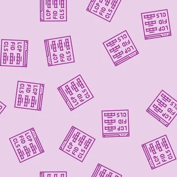 Core web vitals seo line seamless pattern Stock Illustration