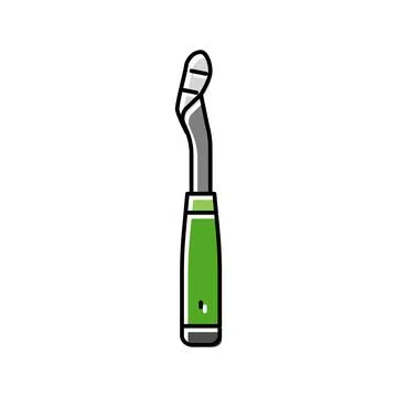 Corer tool pepper color icon vector illustration Stock Illustration