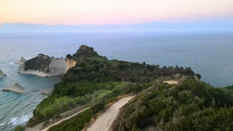 Corfu 02  - Cliffs 01 Video stock 255051255