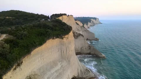 Corfu 03  - Cliffs 02 Video stock 255050987