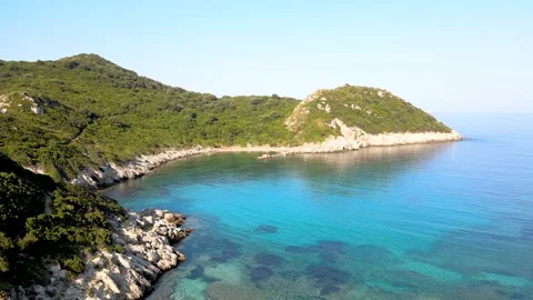 Corfu 05 - Cliffs 04 Video stock 255051040