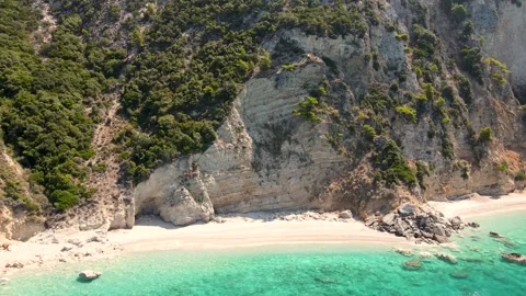 Corfu 06 - Cliffs 05 Video stock 255050994