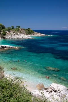 Corfu bay Stock Photos