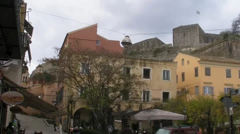 Corfu city Greece Vidéo 47085470