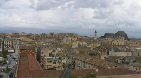 Corfu city view Greece Vidéo 47081903