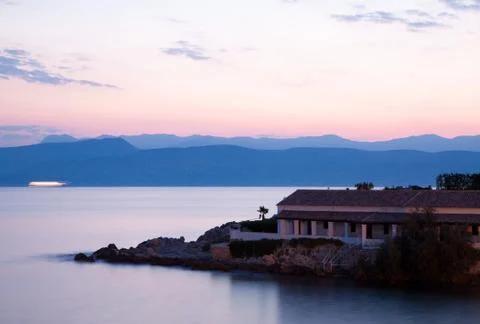 Corfu coast Stock Photos