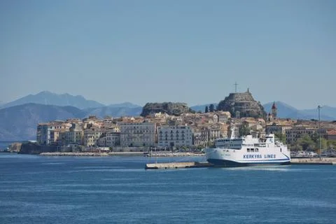 Corfu in Greece Stock Photos
