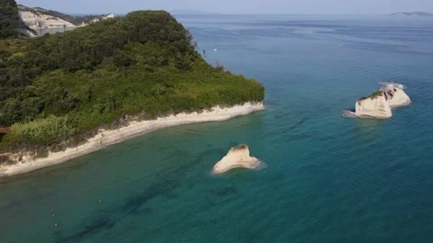 Corfu, Greece view Stock Footage 160662386