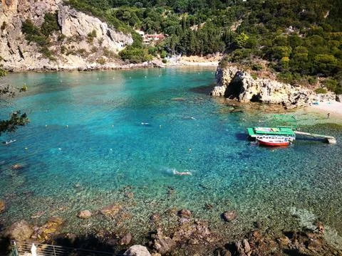 Corfu Sea Stock Photos